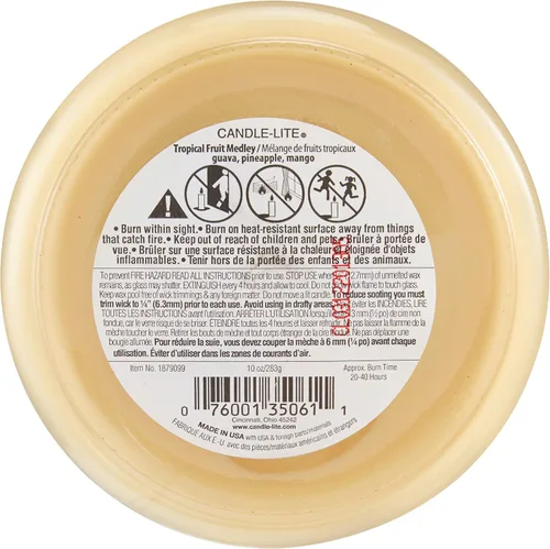 Vista 27 de CANDLE-LITE Fragancia perfumada de cerezas negras jugosas, una vela de aromaterapia de 3 mechas de 10 onzas con 20-40 horas de tiempo de combustión