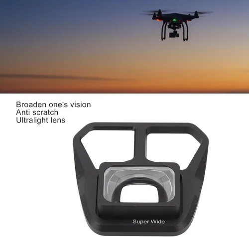 Vista 3 de Filtro de lente de cámara para 3 Pro Drone, Kit de filtro de lente de gran angular externo de vidrio óptico Accesorios de filtro de lente