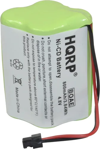 HQRP Batería compatible con Uniden Bearcat SPORTCAT BP-120 BP120 BP-150 BP150 BP-180 BP180 BP-250 BP250 BBTY0356001 Reemplazo