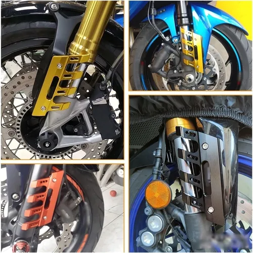 Vista 7 de TCHAU Protectores de horquilla delantera para guardabarros delanteros, accesorios deslizantes para Suzuki V-Strom 1000 650 VSTROM 650/XT DL650