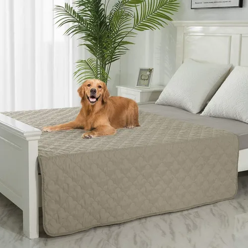 Vista 11 de SPXTEX Funda de cama para perro, almohadillas lavables para orina, mantas para cachorros, perros grandes, gatos, sofá reversible, reutilizable, 1