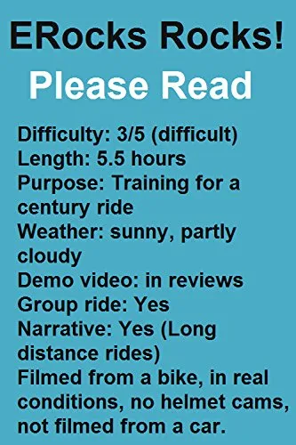 Vista 2 de ERock Rocks! A Virtual 100 Mile Ride. Indoor Cycling Training Spinning Fitness and Workout Videos