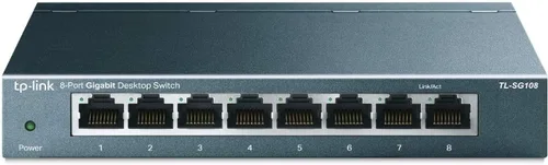 Vista 16 de TP-Link TL-SG105, conmutador Ethernet Gigabit no administrado de 5 puertos, concentrador de red, divisor Ethernet, Plug & Play, diseño de metal sin