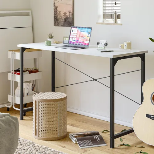 Vista 70 de CubiCubi Escritorio para computadora, escritorio pequeño de oficina en casa de 40 pulgadas, mesa de PC de estilo moderno y simple para el hogar