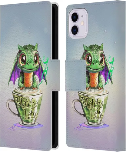 Vista 150 de Head Case Designs Officially Licensed Ruth Thompson Boba Tea Cup O Dragons Leather Wallet Case Compatible with Apple iPhone 7 Plus / 8 Plus