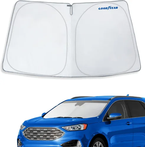 Vista 18 de Goodyear Parasol plegable para parabrisas Acura MDX 2022-2026, accesorios de automóvil, cubierta de parasol, parasol para parabrisas de automóvil