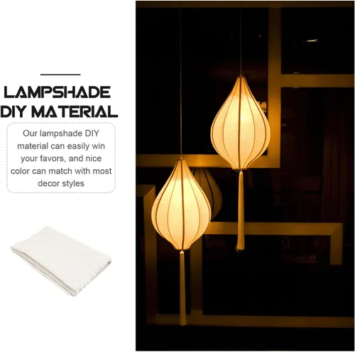 Vista 8 de Gadgets para el hogar, material de pantalla de estireno, rollo de estireno, hojas de cubierta de luz precortadas para lámpara de tambor redondo DIY