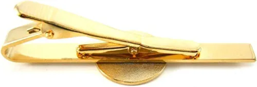 Vista 2 de Nuevo clip de barra de corbata masónico masónico masónico de latón y azul, Metal