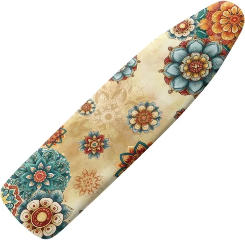 Vista 23 de Funda para tabla de planchar con diseño de estrella de mar de playa, resistente a los abrasadores, extra ancha, cubierta para tabla de planchar