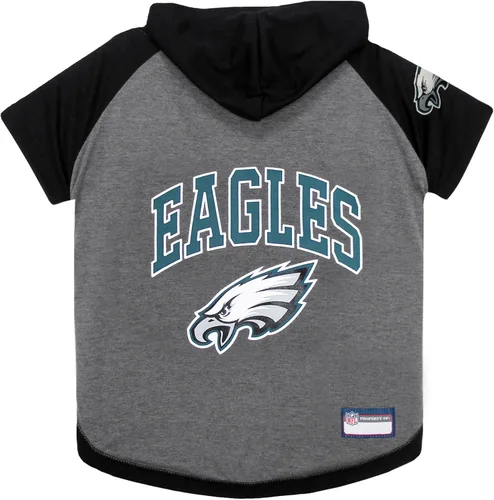 Vista 46 de NFL sudadera con capucha tee para perros y gatos. Fútbol perro sudadera con capucha playera disponible en todos los equipos de 32 NFL. cuttest