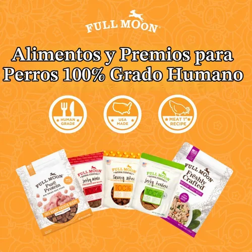 Vista 7 de Full Moon® Essential Beef Savory Bites Dog Treats 14 oz