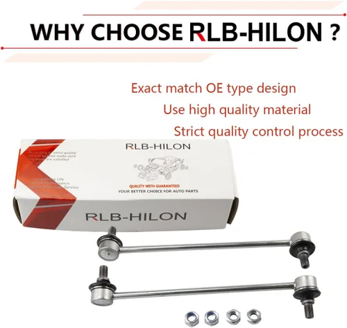 Vista 5 de RLB-HILON 2 Piezas Kits de Enlaces de Barra Estabilizadora Anti-balanceo Delantera Compatibles con Toyota Corolla 2003-2019 / Matrix 2003-2013