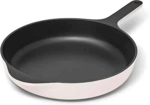Vista 24 de Sartén de Hierro Fundido Caraway - Sartén de Hierro Fundido Esmaltada de 8" con Recubrimiento de 3 Capas de Esmalte - Sin Necesidad de Sazonado