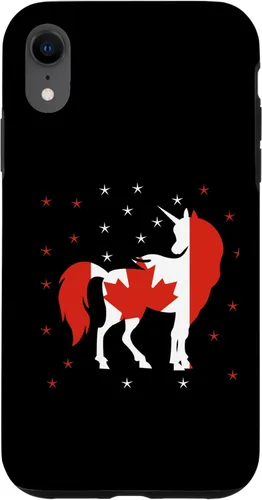 Vista 25 de Unicorn Canada Flag Canadian Case for iPhone 17