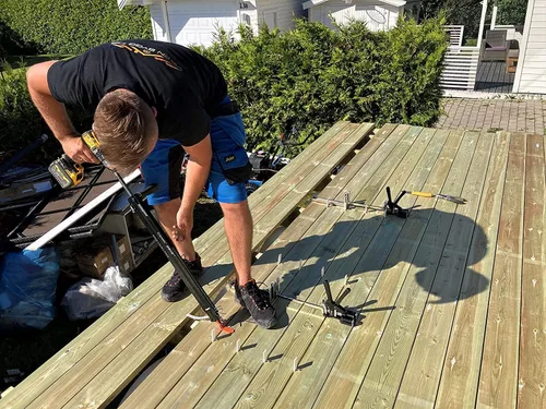 Vista 7 de Viking Arm Herramienta de Gato de Elevación Manual - Herramienta de Gato Manual para Instalar Gabinetes, Pisos y Ventanas, Guía de Elevación