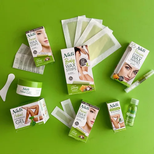 Vista 6 de Nad's gel para remover bellos sin calor, kit de 6 oz (170 g).