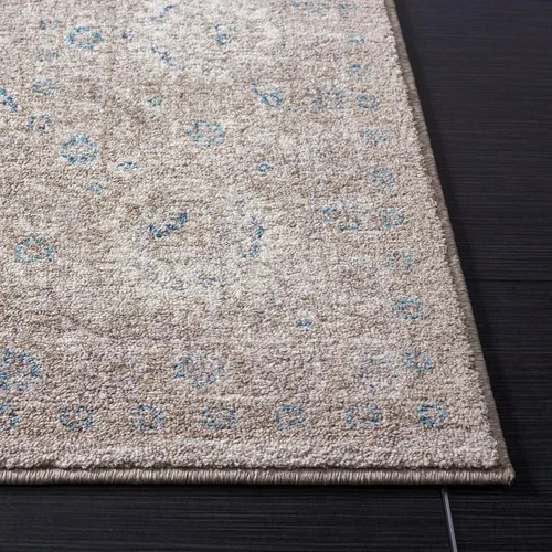 Vista 13 de Safavieh Sofia Collection SOF330B, tapete clásico color gris claro y beige, Polipropileno