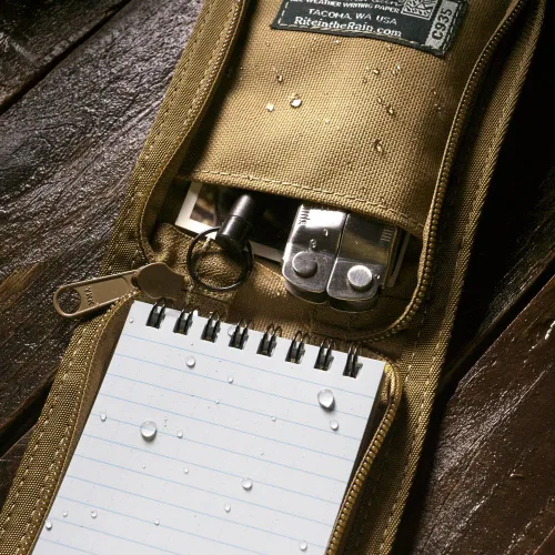 Vista 10 de Rite In The Rain Funda para cuaderno de tela CORDURA resistente a la intemperie, 3" x 5", cubierta color canela (No. C935)