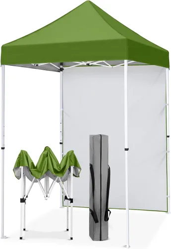 Vista 22 de EAGLE PEAK - Toldo desplegable de 5 x 5, toldo instantáneo para exteriores, fácil de instalar, refugio plegable de pierna recta (beige)