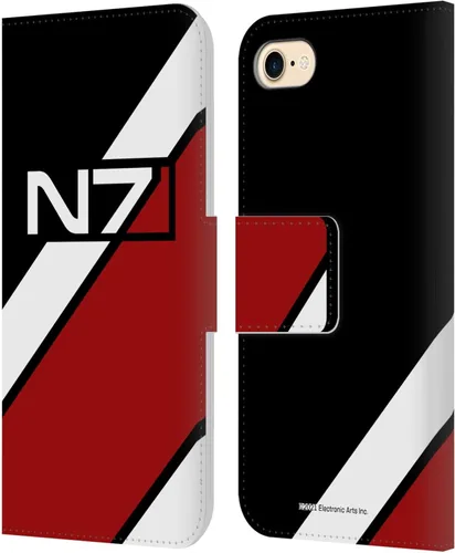 Vista 39 de Head Case Designs Officially Licensed EA Bioware Mass Effect Cerberus Logo Graphics Leather Wallet Case Compatible with Apple iPhone 7 Plus/iPhone 8