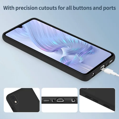 Vista 6 de Funda de silicona suave TPU para Galaxy A10e, color negro