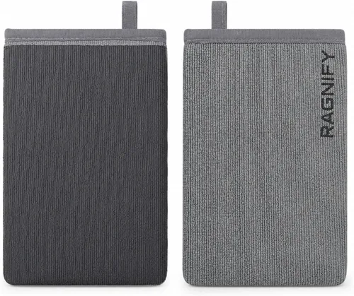 Vista 10 de Ragnify Paquete de 2 manoplas de arcilla para detalles automáticos de grado medio para eliminación impecable de microcontaminantes en la superficie