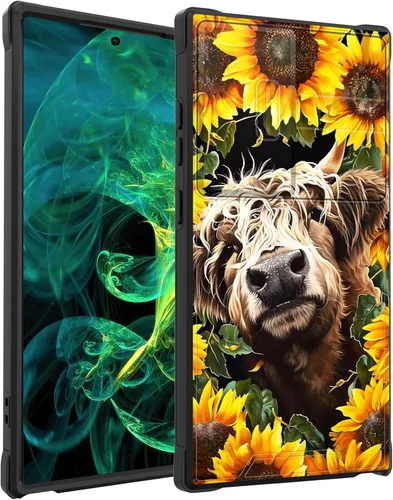 Vista 231 de Funda para Galaxy A36 5G/A56 5G con cubierta de cámara deslizante, resistente de doble capa híbrida a prueba de golpes, funda protectora resistente