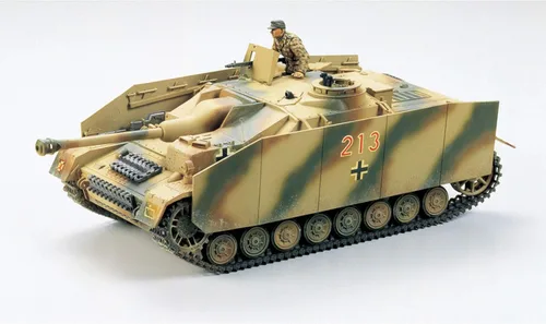Vista 2 de Tamiya 35087 1:35 German Dt. SdKfz.163 Storm Gun IV (1), kit de modelo, kit de construcción de plástico, kit de montaje, réplica detallada