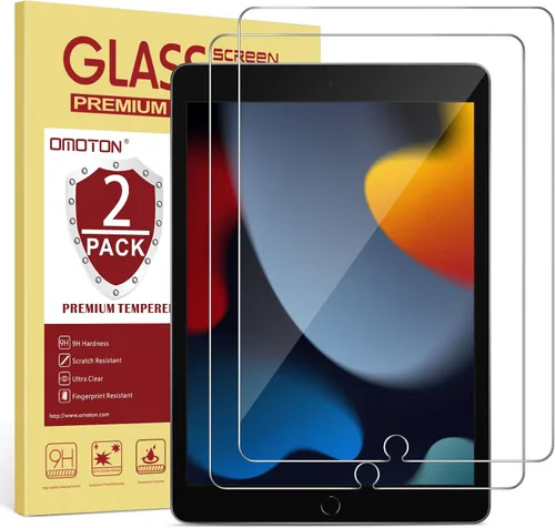 Vista 14 de OMOTON Paquete de 3 protectores de pantalla para iPad Mini 7/6 (7ª/6ª generación, 8.3 pulgadas), vidrio templado para iPad Mini A17 Pro 7ª