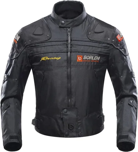 BORLENI Chaqueta para motociclista, resistente al viento, equipo de protección de todo el cuerpo para motociclista