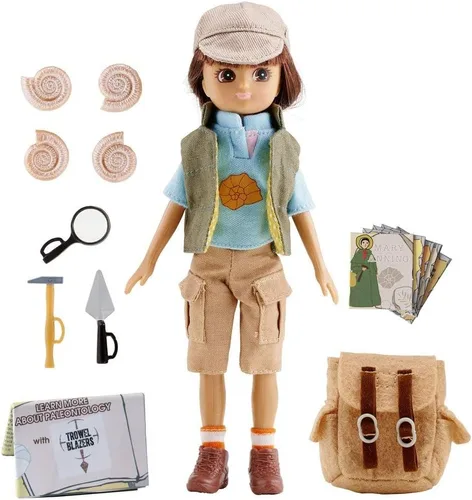 Lottie Muñeca Fossil Hunter | Juguetes STEM para niñas y niños | Juguetes de ciencia | Muñeca de ciencia | Muñeca de dinosaurio