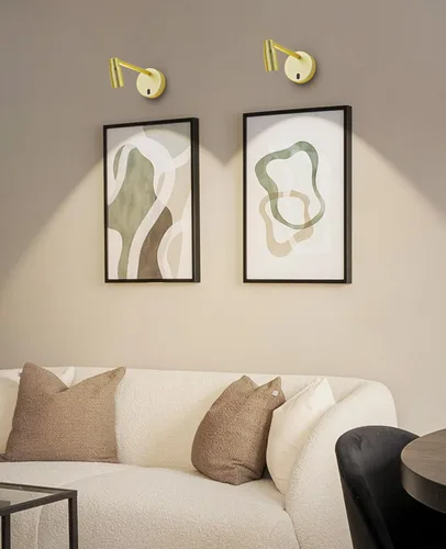 Vista 8 de Luz de imagen con zoom para pared, funciona con pilas, luz de arte para pinturas, foco regulable CCT para arte de pared, luz de pared con control