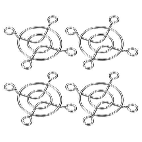 PATIKIL Parrilla de dedo de ventilador de 1.575 pulgadas, paquete de 4 protectores de parrilla de acero inoxidable 304 para ventiladores de 1.57 x