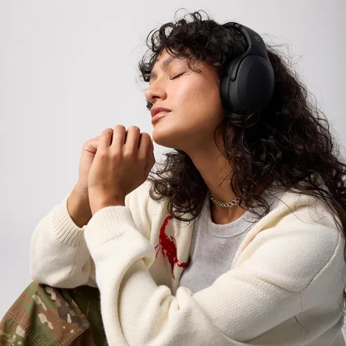 Vista 4 de Auriculares inalámbricos Skullcandy Crusher Evo con Bluetooth, con bajo multisensorial, ajuste de orejeras con aislamiento de ruido, hasta 40 horas