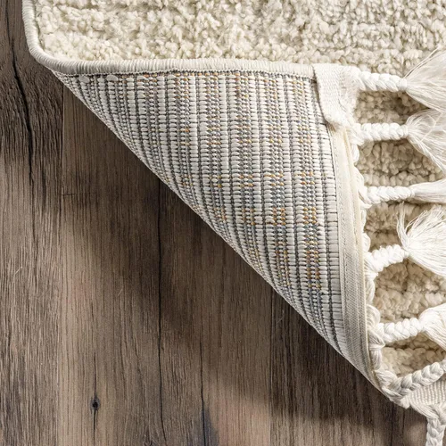 Vista 4 de nuLOOM Ashton - Alfombra abstracta de 2 x 6 pies para sala de estar, dormitorio, comedor, guardería, entrada, pasillo, cocina, beige/marfil