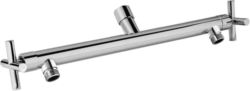 Vista 14 de Colector de cabezal de ducha con doble salida y válvulas de cierre para sistema de ducha de doble rociador, puede conectar dos cabezales de ducha