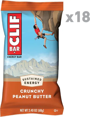 Vista 2 de Clif Bar - Barras energéticas, 160679, Mantequilla crujiente de cacahuete, 1