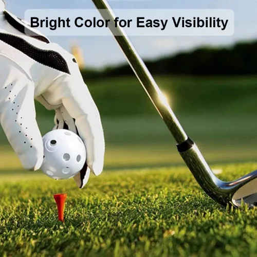 Vista 3 de Pelotas de golf de práctica, pelotas de entrenamiento de golf de plástico de 5 pulgadas para campo de conducción, entrenamiento de columpio