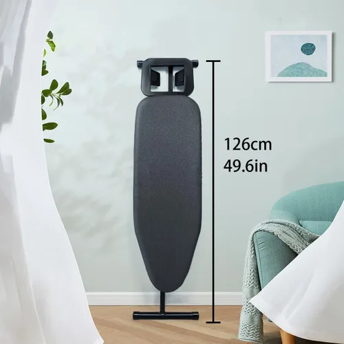 Vista 6 de Duwee Tabla de planchar de 12 x 36 pulgadas con cubierta resistente al calor y almohadilla de fieltro gruesa, tabla de planchar compacta plegable