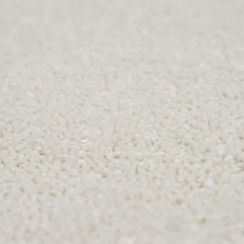 Vista 6 de Paco Home Alfombra de área sólida en color crema, diseño liso moderno, tamaño: 2' x 3'3