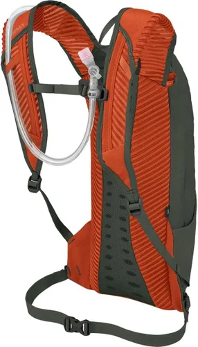 Vista 3 de Osprey Katari 7L Mochila de ciclismo para hombre con depósito hidráulico, Green Creek