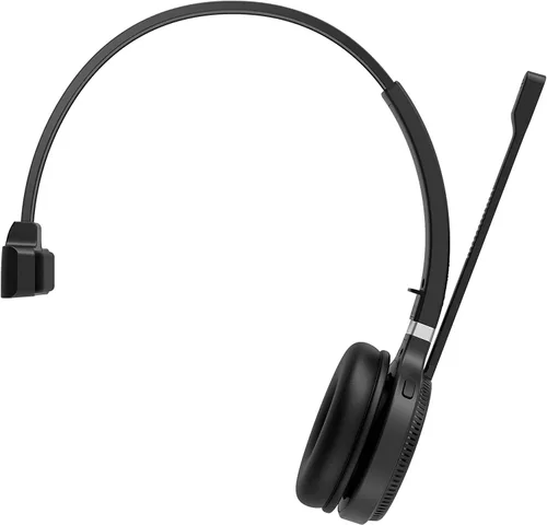 Vista 5 de Yealink WH62 - Auriculares inalámbricos DECT mono con certificación de equipos, auriculares inalámbricos con micrófono con cancelación de ruido