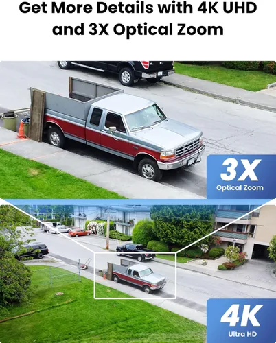 Vista 2 de REOLINK Poder enchufable al aire libre de WiFi de la cámara de seguridad al