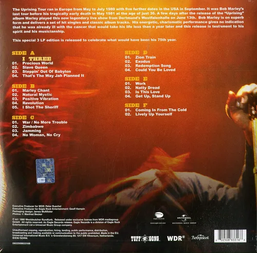 Vista 2 de Uprising Live! From Westfalenhallen, 1980 Orange