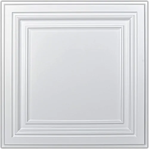 Vista 15 de Art3d Azulejos de techo de PVC, hoja de plástico de 2 x 2 pies en plata argente (paquete de 12)