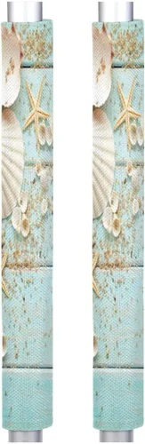 Vista 18 de Pardick Juego de 2 fundas para mango de puerta de refrigerador de otoño Hojas de otoño Lavables Fundas para nevera, lavavajillas, microondas, horno