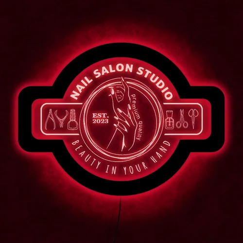 Vista 14 de Letrero de neón personalizado para barbería - Letrero luminoso personalizado para barbería