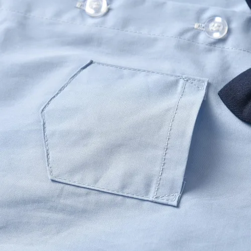 Vista 5 de SANGTREE - Conjuntos de traje de caballero para niños con tirantes desmontables, 3 meses a 9 años