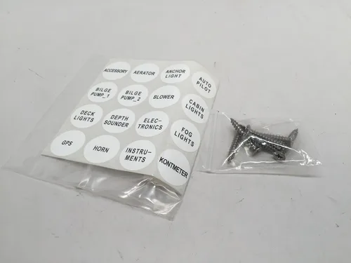 Vista 5 de INTERRUPTOR BLANCO INTERRUPTOR INTERRUPTOR INTERRUPTOR DE 6 GANG ROCKER LED AZUL