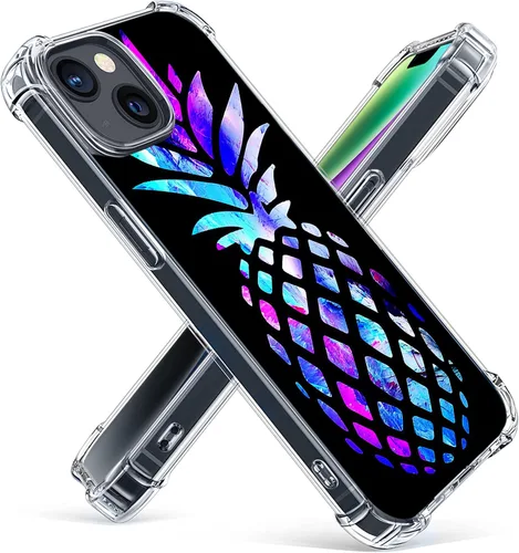 Vista 22 de Funda rígida de policarbonato a prueba de golpes, transparente, suave, delgada, diseño para iPhone 13 2021 y iPhone 14 2022, juego retro